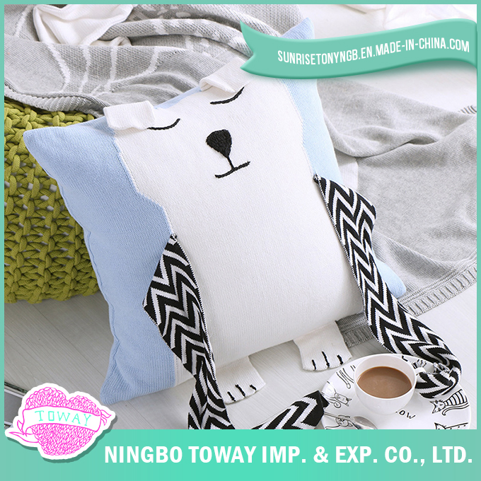 Printed Knitted Home Decorative Custom Cushion Cover Wholesale