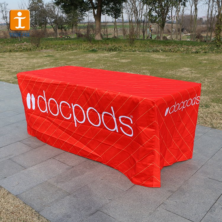 Custom Square Advertising High Quality Best Selling Tablecloth Custom Printed Fabric Cloth Wholesale Hotel Table Cloth
