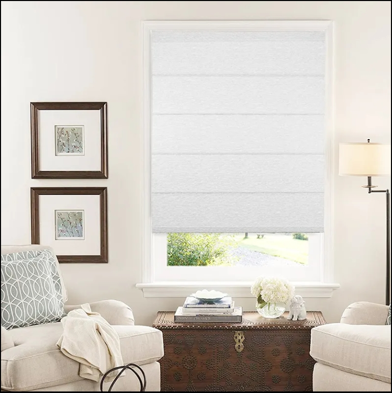 Roman Mechanism Manufacturer Linen Roman Shades for Windows