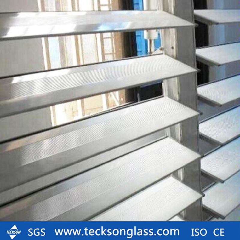 4-6mm Clear Patterened Louver Blinds, Shades Shutters Glass