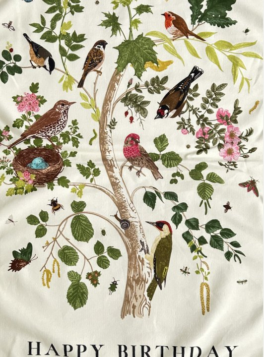Custom Digital Printed Bird Napkins Tea Towels