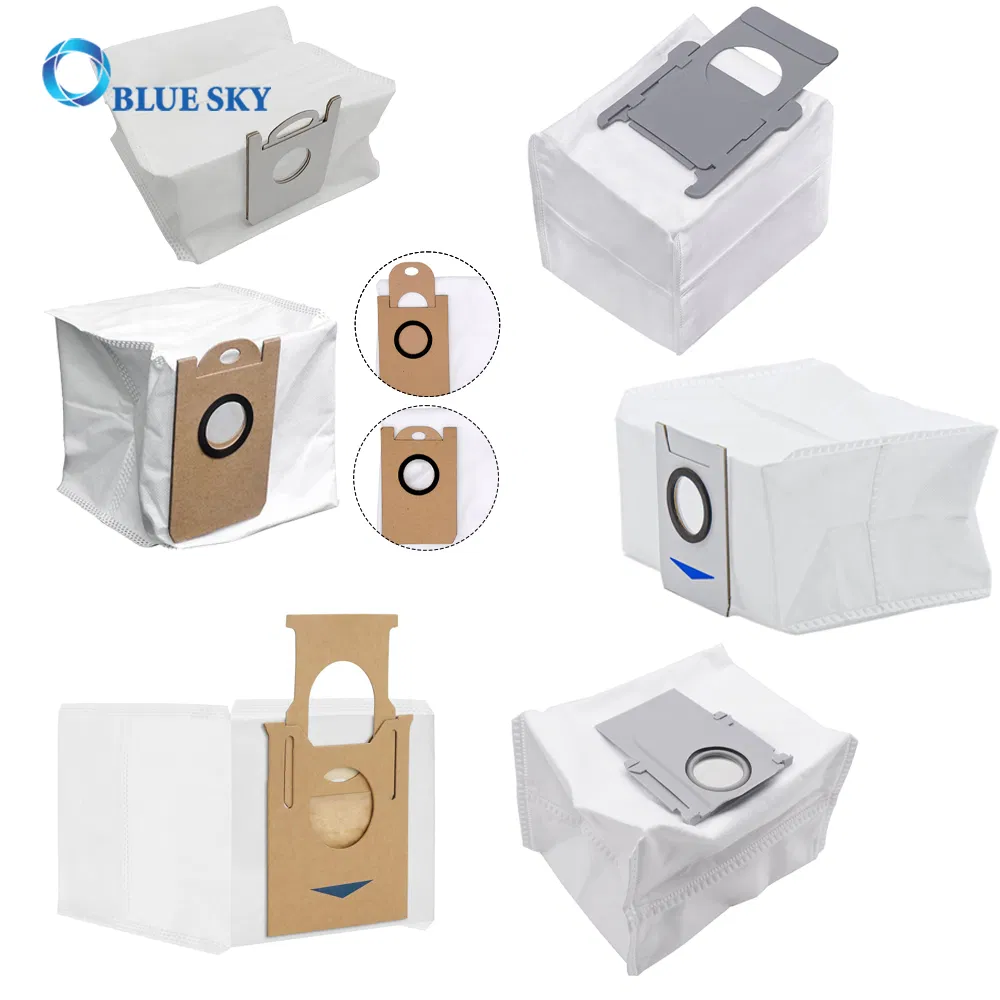 Non-Woven Filter Dust Bag for Xiaomis Roborock Irobots Roombas E5 E6 I7 Ecovacs Robot Vacuum Cleaner Spare Parts