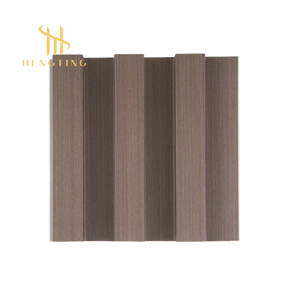 Elegant Wood Design Grating Wall Panel Wood Plastic Composite for Home Decoration
