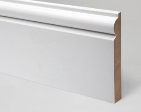 Solid Wood MDF Skirting Board Baseboard Interior Decorative Moulding Custom Size