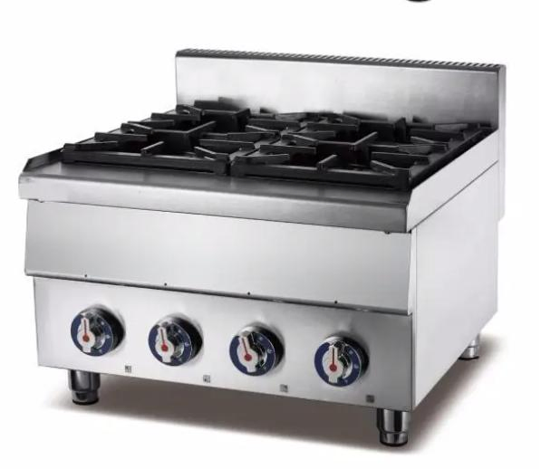 Commercial Square Stainless Steel Electric 4 Hot Plate Counter Top Cooker