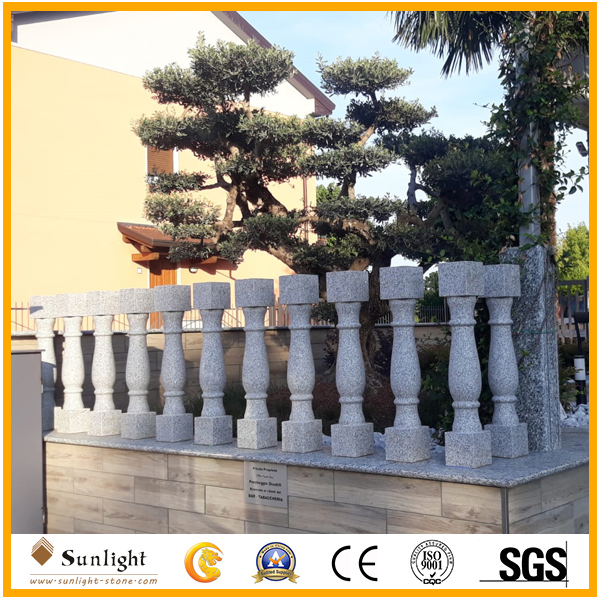 High Quality Grey Granite Baluster Handrail for Home/Outside Construction