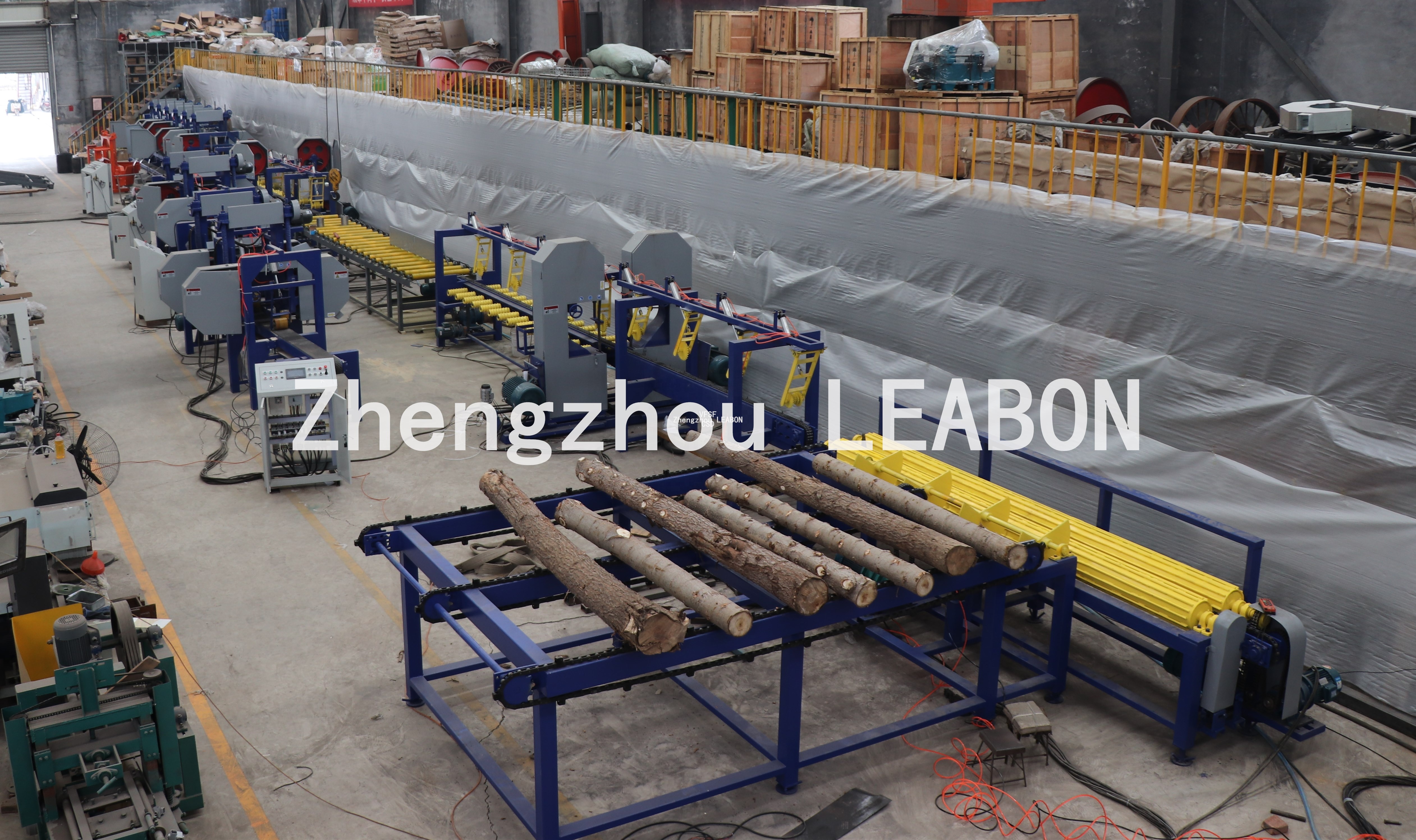 Ленточная пила вертикальная двухголовочная