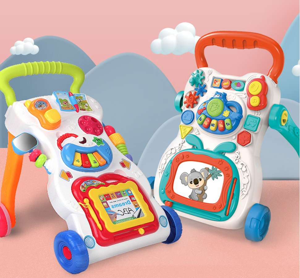 Multifunctional Baby Walker Anti-Rollover Can Gain Weight Stroller Baby Toddler Toy