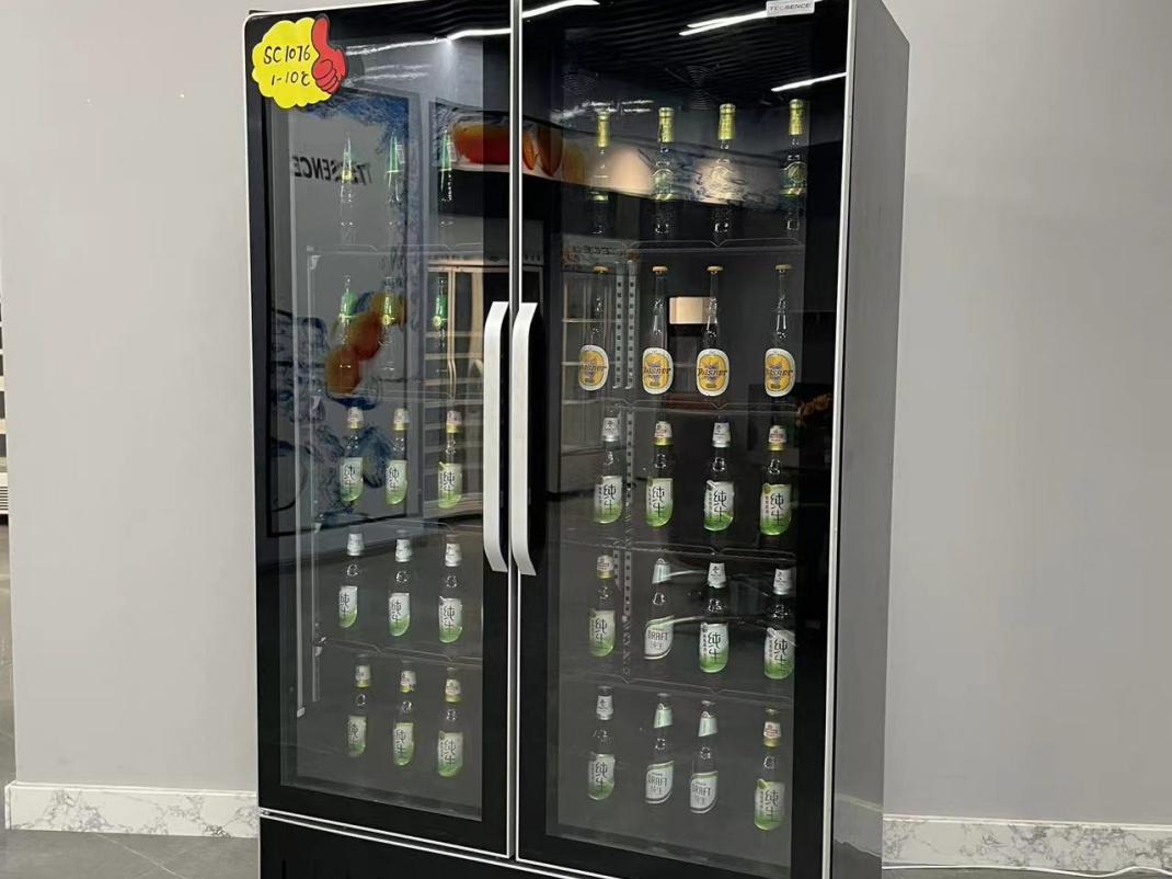 Ultimate 1 to 10 Celsius Range Easy Mobility Beverage Display Fridge Cooler