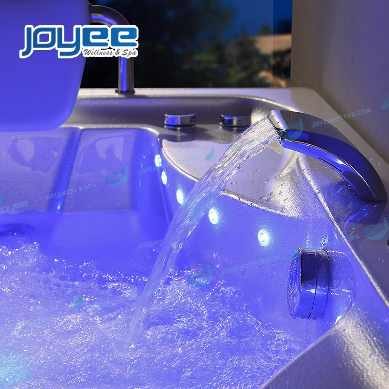 Угловая ванна Joyee 3 с гидромассажем и подсветкой