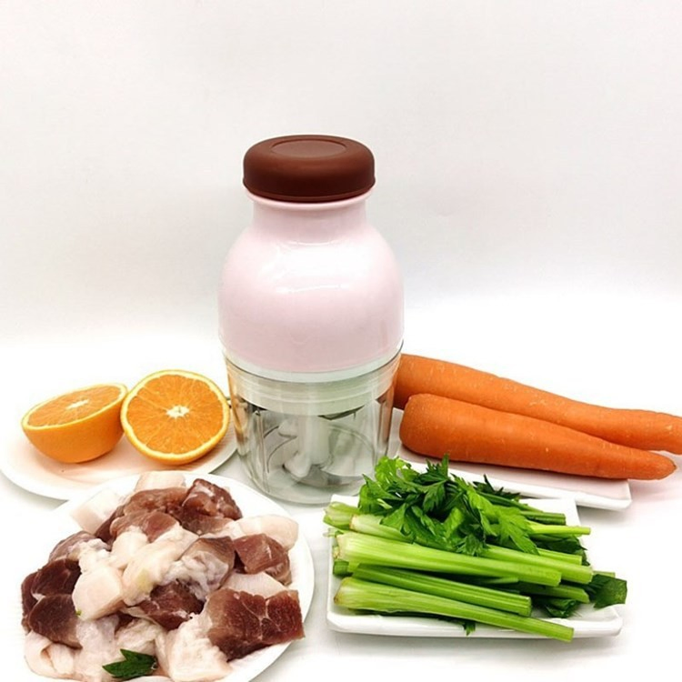 Multifunctional Baby Food Processor Mini Electric Food Processor Capsule Cutter Quatre Food Processor Blender Mixer Grinder Chopper Kitchen Mini Food Processor