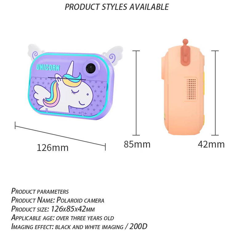 Educational 1080P Kids Camera for Fun Photography Adventures Compact Kids Digital Camera with Instant Print Functionality