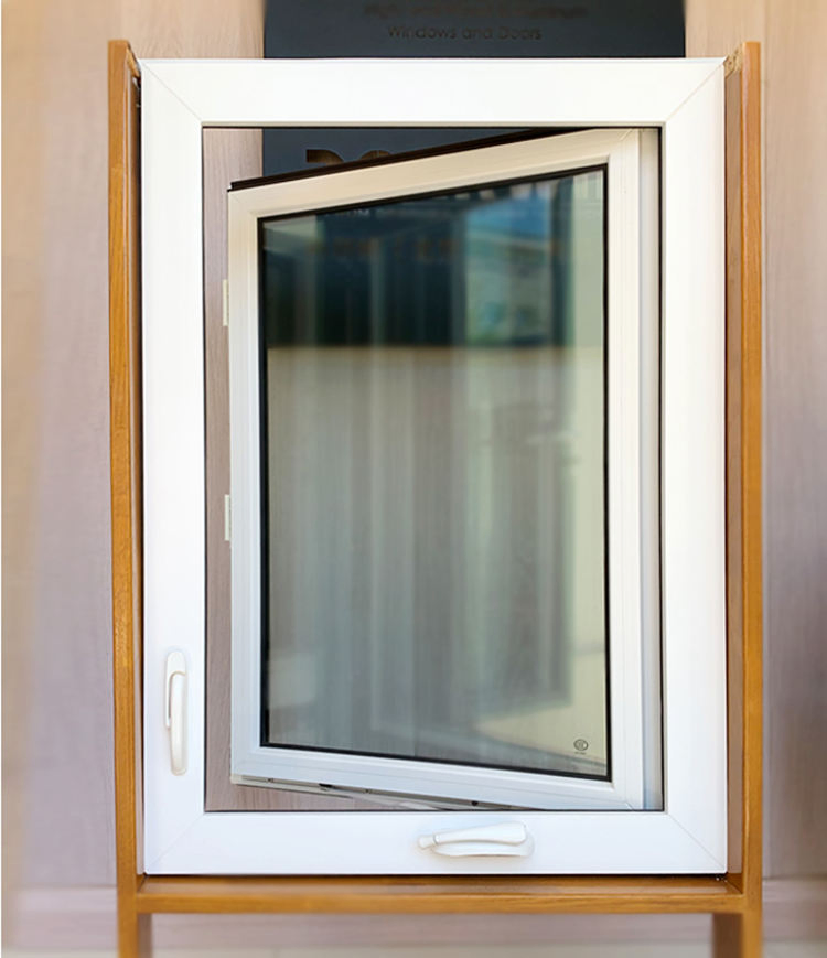 Plastic Window and Doors with Mosquito UPVC Swing PVC Windows