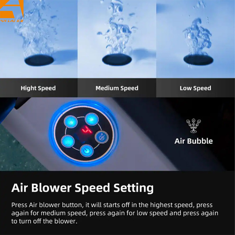 Modern Indoor Bathroom Acrylic Free Standing Whirlpool Bath (DBT-13)