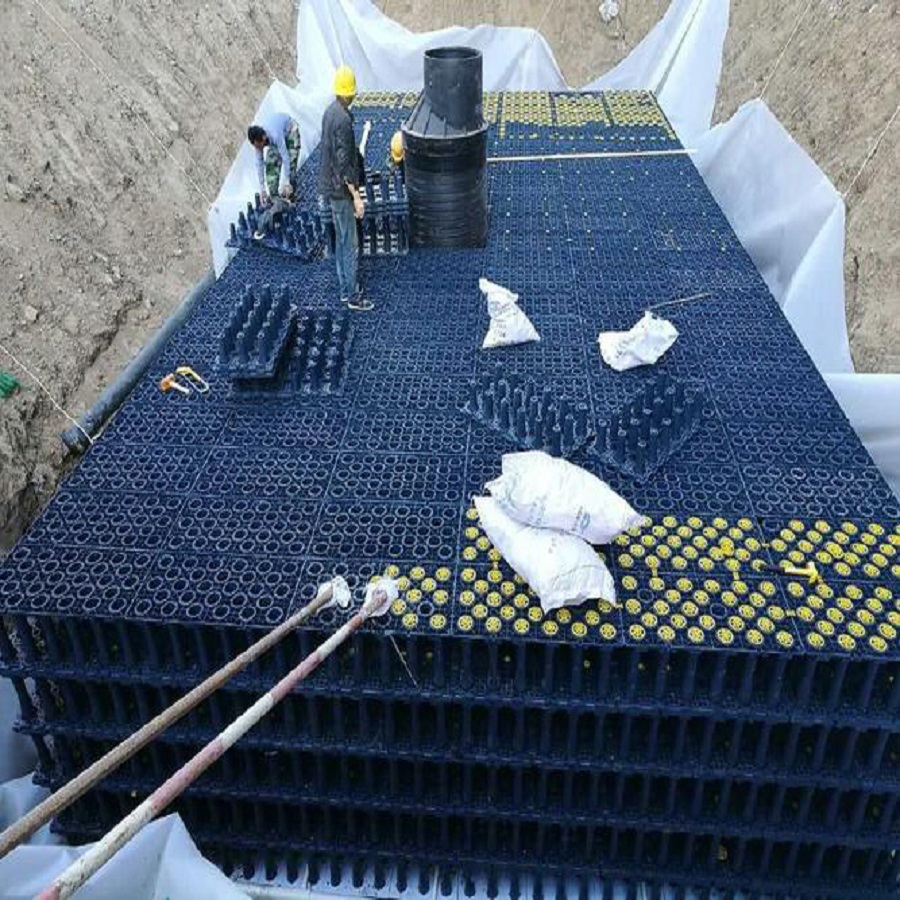 Rain Water Catchment Stormwater Harvesting Tank Customized PP Modules