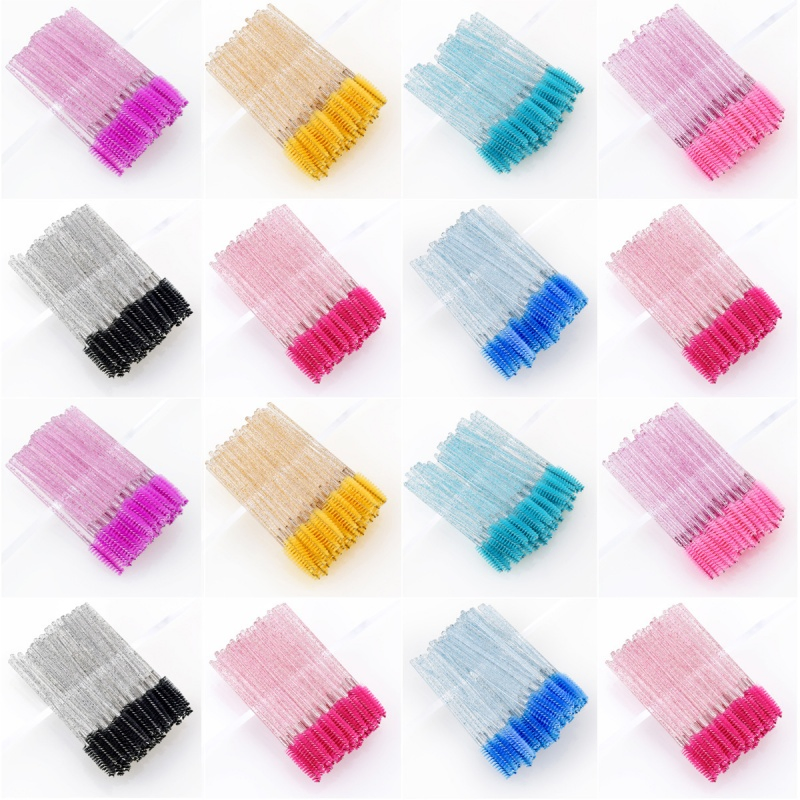 Mascara Wand Makeup Glitter Crystal Lash Brushes