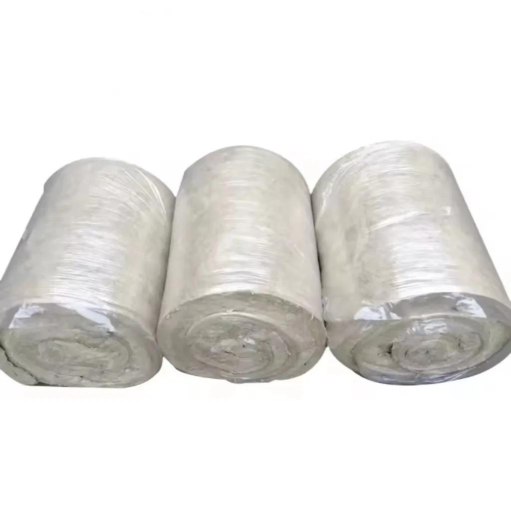 China Fire Retardant Material Fireproof Mineral Rock Wool Rockwool Thermal Insulation Blanket/Roll