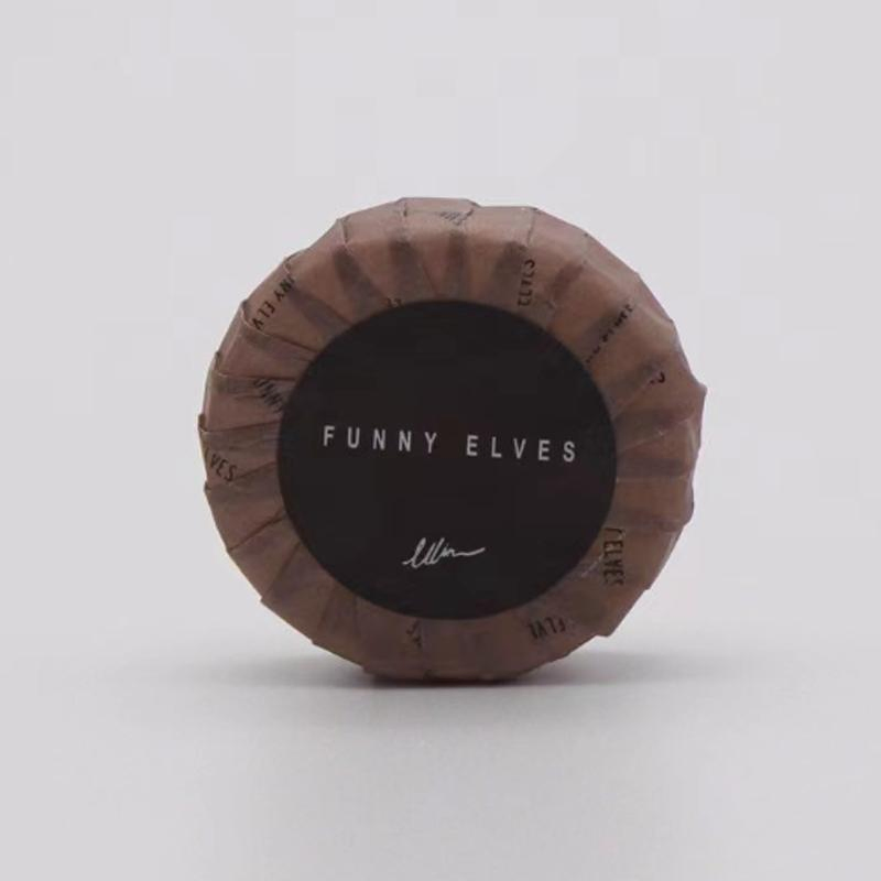 Custom Cheap Round Shape Mini Portable Disposable Natural Hotel Bath Soap