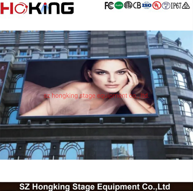 Outdoor P10 Waterproof Full Color Video Wall Advertising High Brightness Aluminum Panel LED Billboard