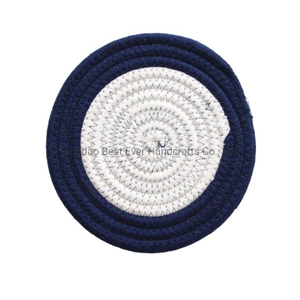 Indoor & Outdoor Round Cotton Placemat, Perfect for Fall, Dinner Parties, Bbqs