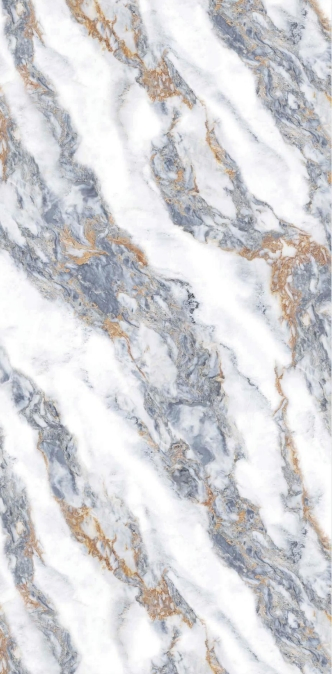 3D Printing UV Coating Glossy 3mm PVC Marble Sheet for Interior Wall