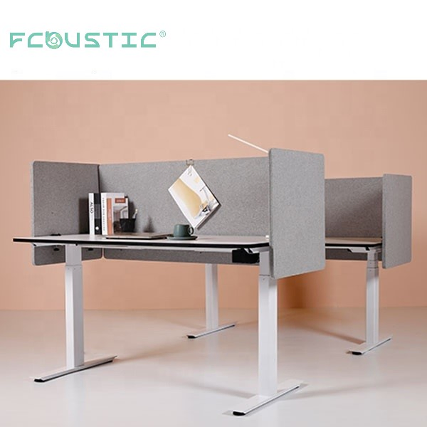 Sound Absorbing Polyester Pet Felt Acoustic Wall Partition Office Privacy Screen Freestanding Acoustic Room Divider