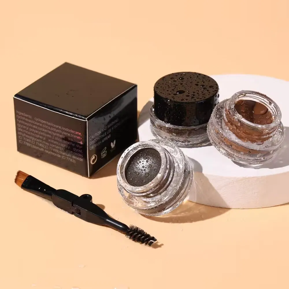 Waterproof Dye Cream Eyebrow Natural Cosmetics Eyebrow Pomade Custom Logo