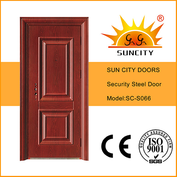 Sun City Hot Sale Window Grille Design Security Exterior Steel Door