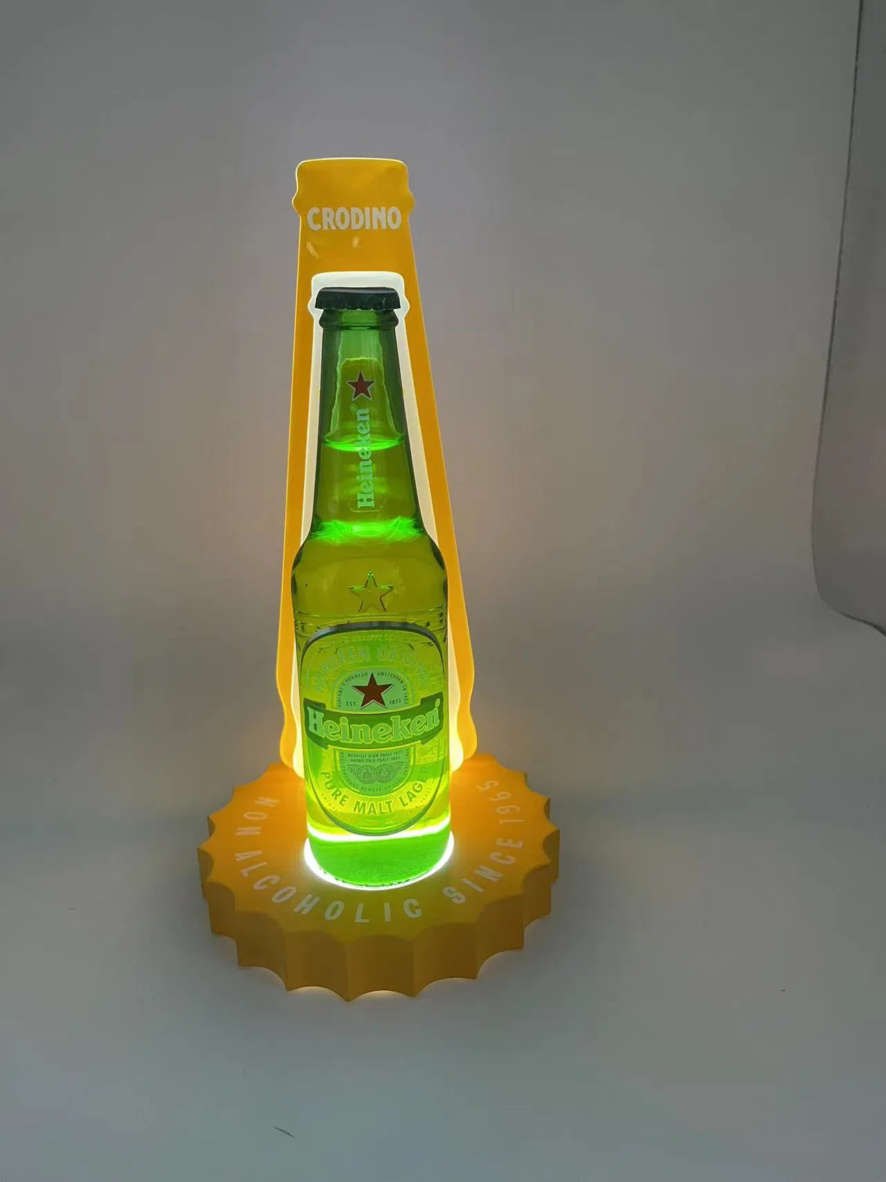 Customize LED Light Bottle Glorifier Display Racks