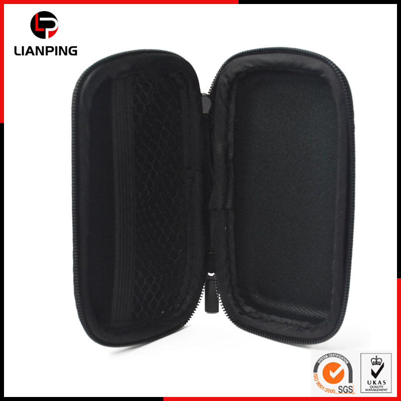 Ударопрочный чехол для наушников EVA с сетчатым карманом