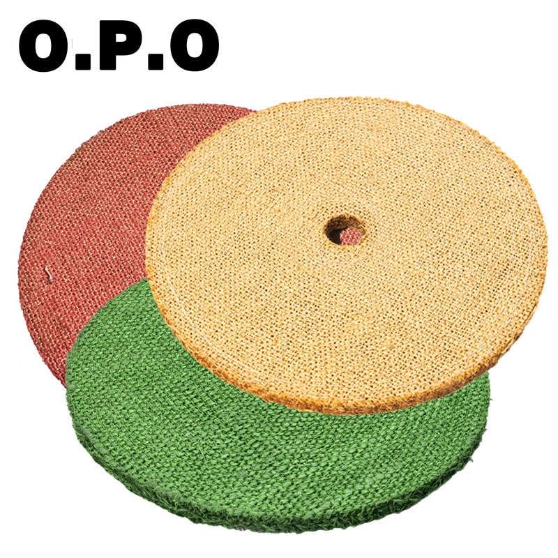 Полировальный круг 4,5 дюйма из хлопка и сизаля, средняя жесткость