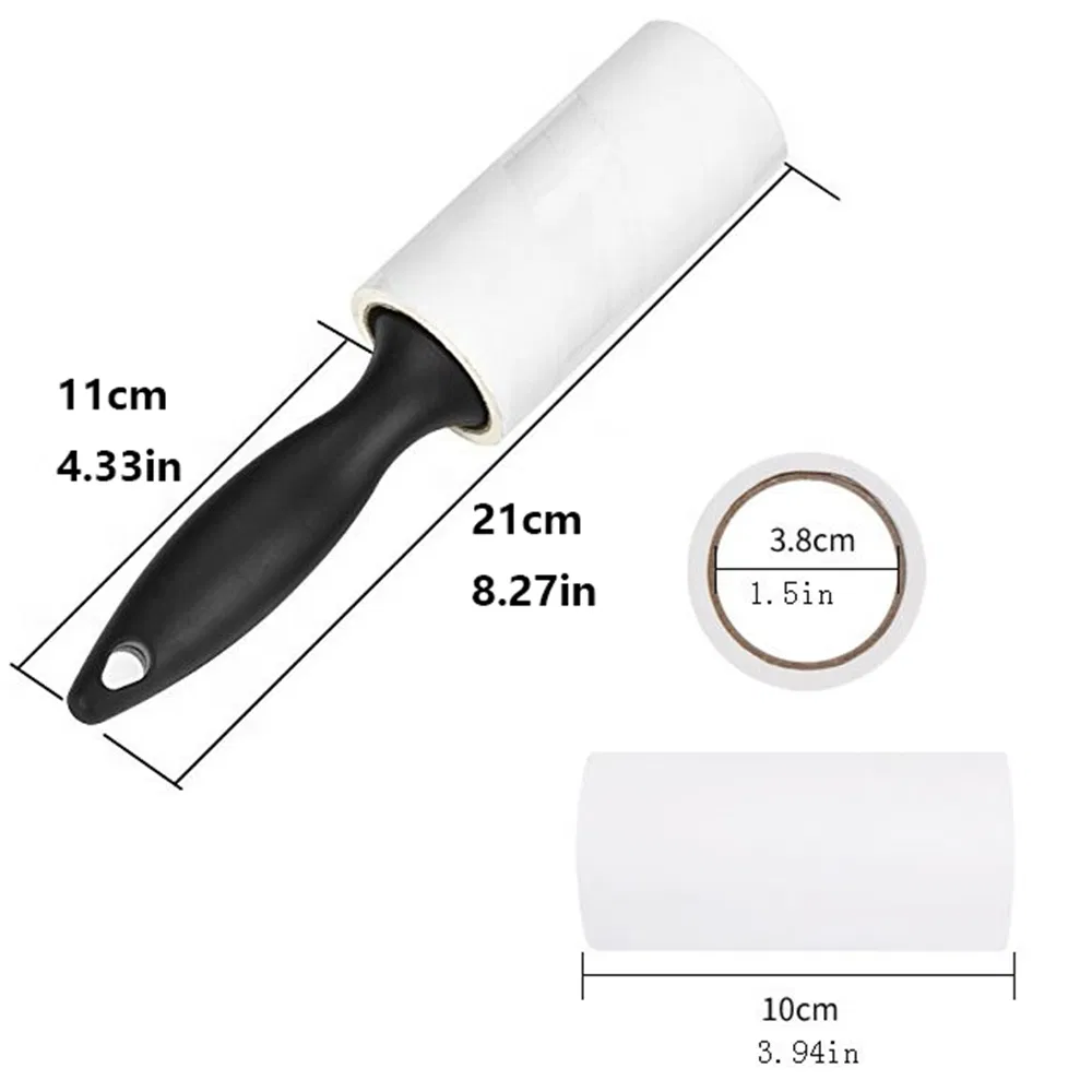 Factory Customized Bed Lint Roller Highly Adhesive Disposable Dust Lint Roller for Clothes and Carpets Adhesive Lint Roller