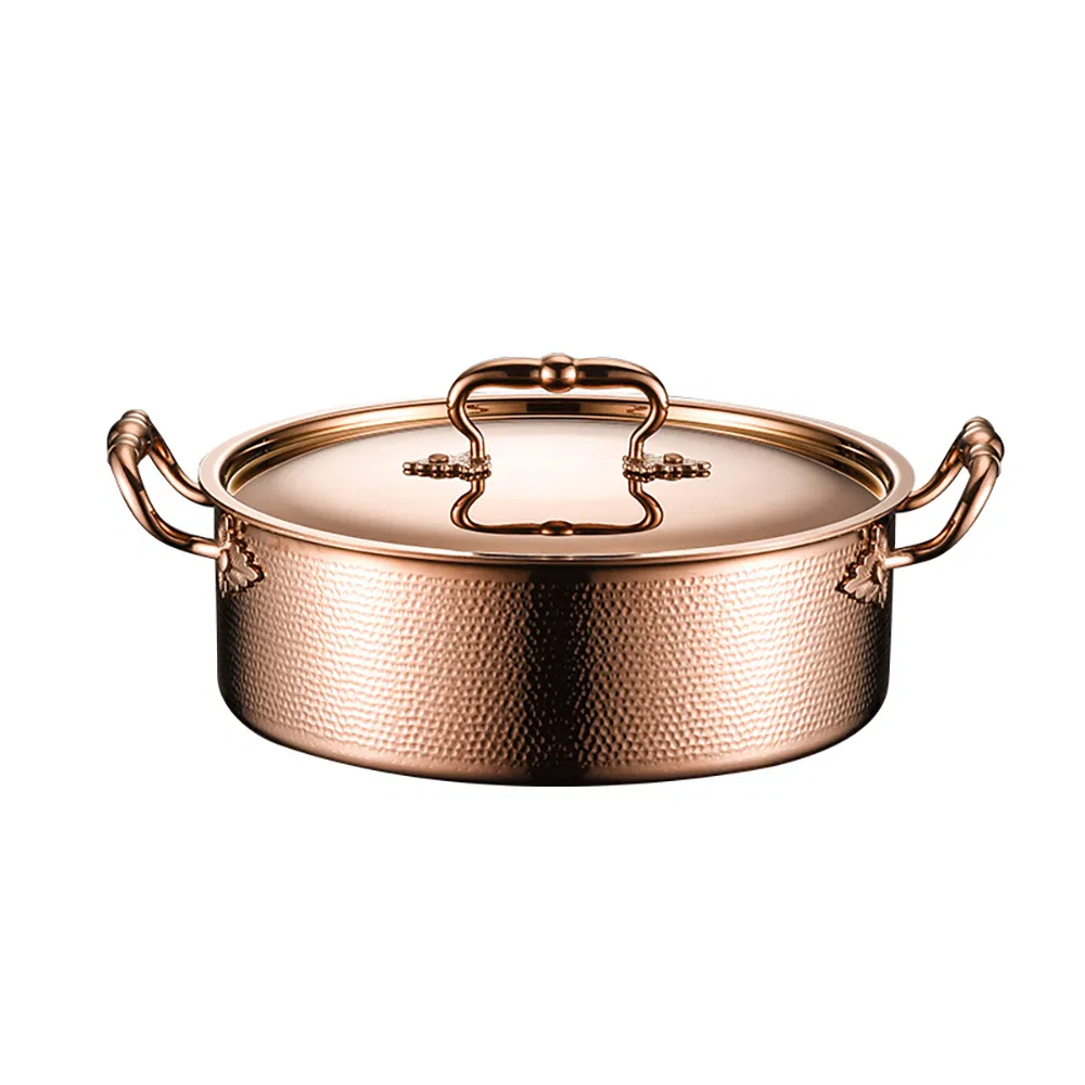 Кастрюля из нержавеющей стали с крышкой, 28-32 см