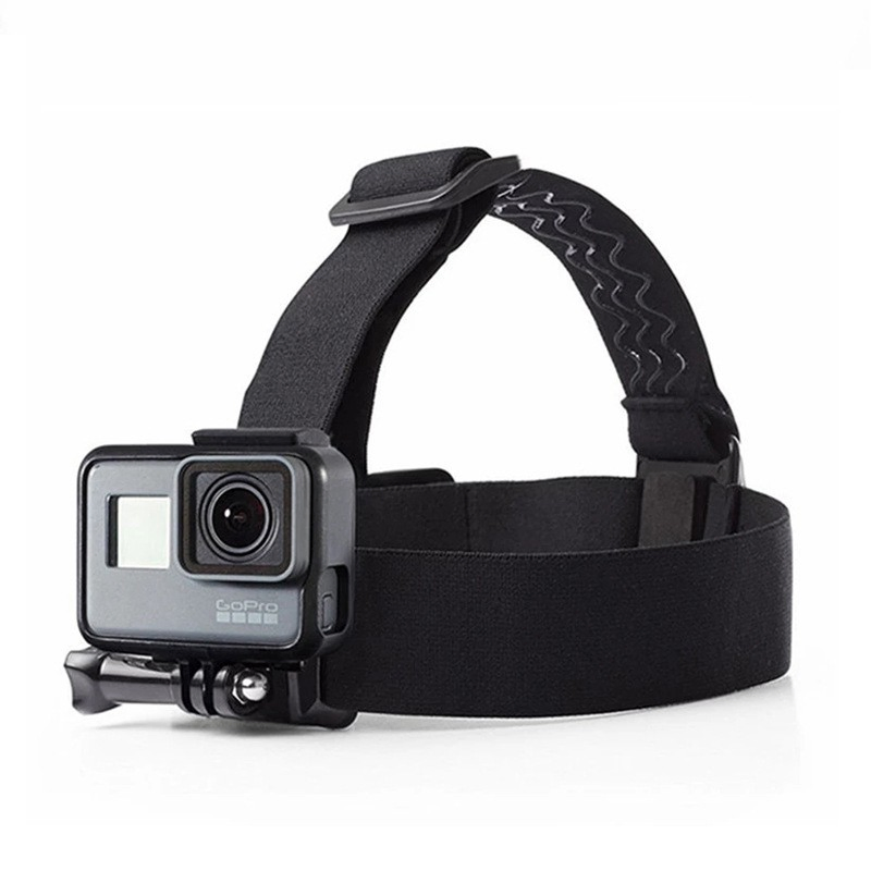Action Camera Head Strap Mount Adjustable Helmet Headband Belt Compatible with Gopro Hero 12 11 10 9 8 7 6 5 Session/ Akaso Accessories