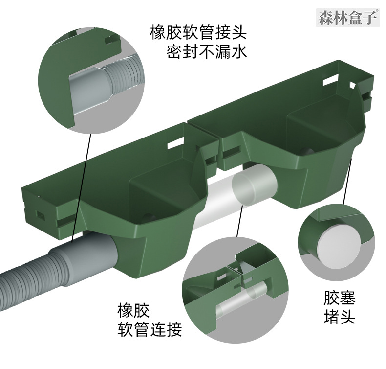 Система вертикального озеленения Naturix подвесные горшки с поливом