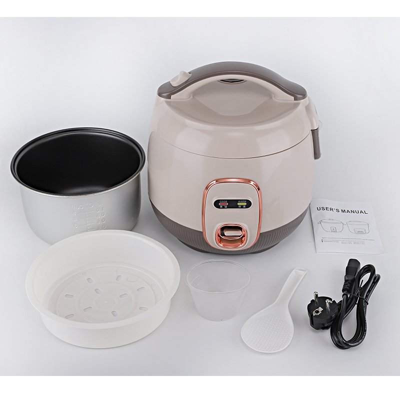 Portable Compact Rice Cooker 2 Cups Small Size for Dorm Apartment Travel