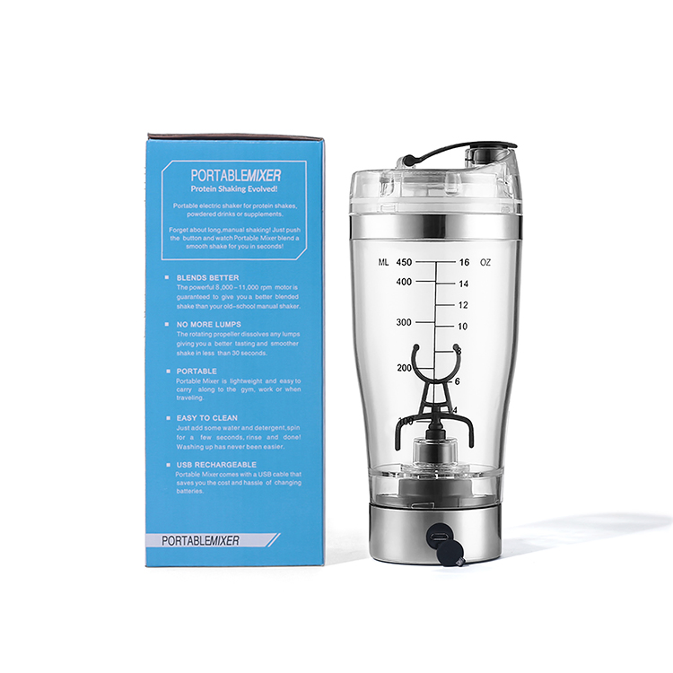 USB Rechargeable Portable Plastic Electric Fruit Juicer Blender