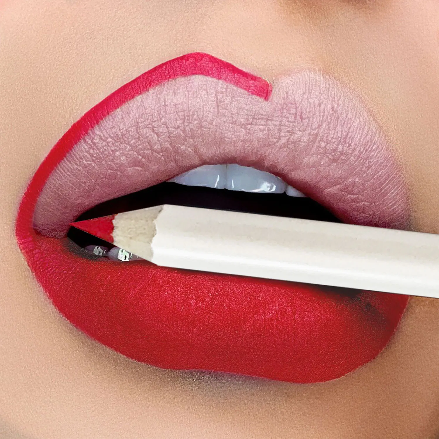 Eco-Friendly Dark Brown Nude Lip Liner - Custom Vegan Formula