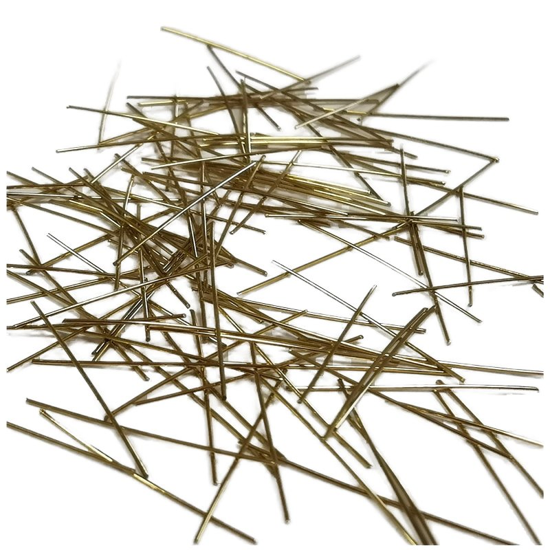 13/0.2mm Superior Crack Resistant Uhpc Materials Copper Coated Straight Micro Steel Fibers/for Construction Materials