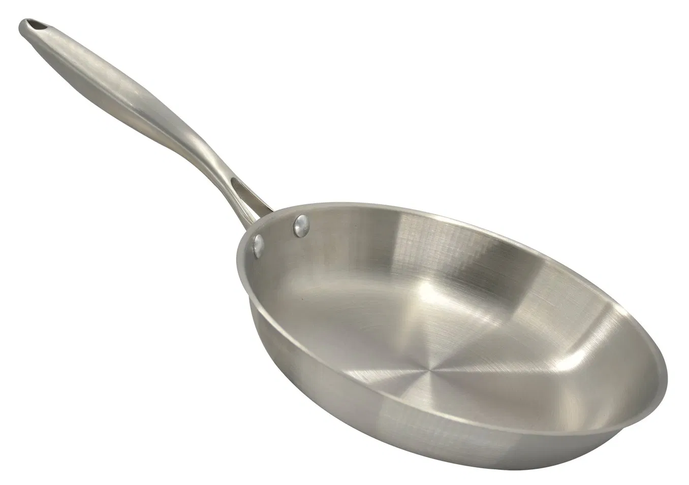 Cookware European Stainless Steel Frying Pan with Handle