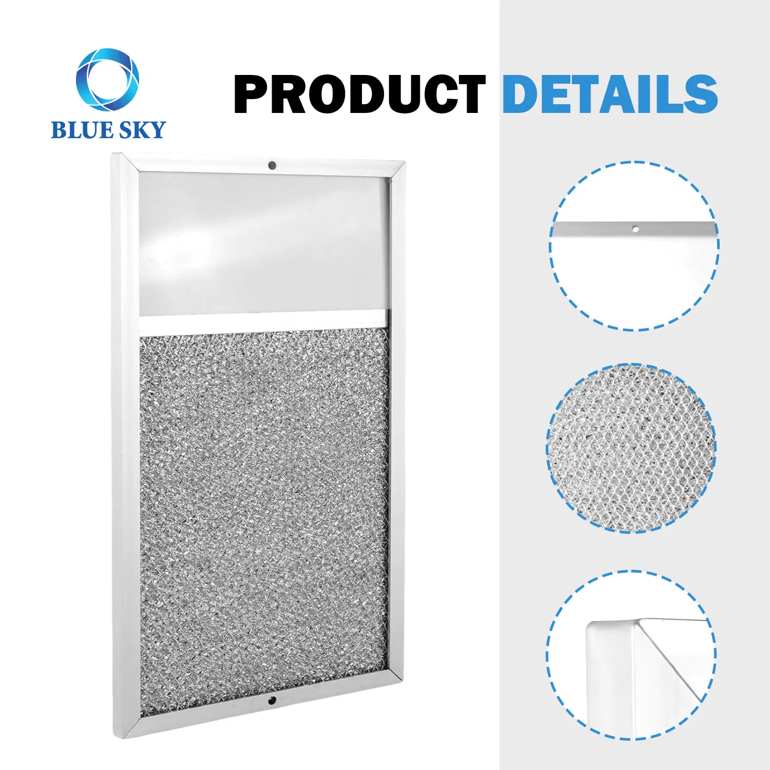 Sr610027 Wholesale Cook Range Hood Filter Grease Filter, Aluminium Mesh Grease Lens Range Hood Filter for Broann R610027