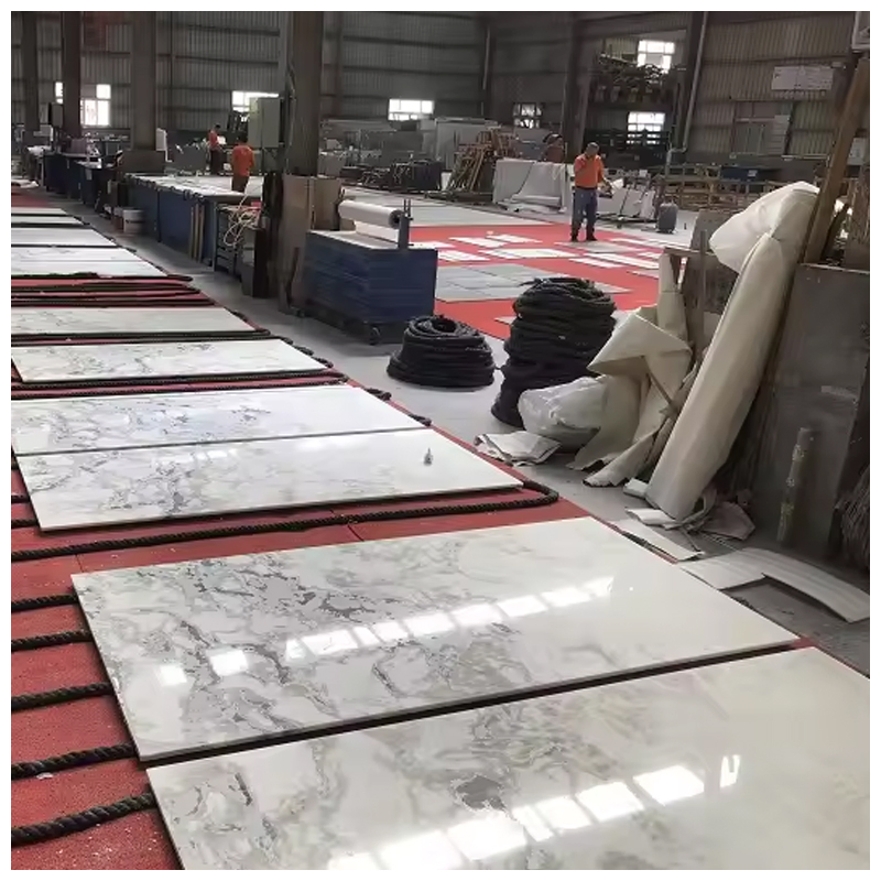 Exotic Dover White Quartzite Floor and Wall Polished Tiles