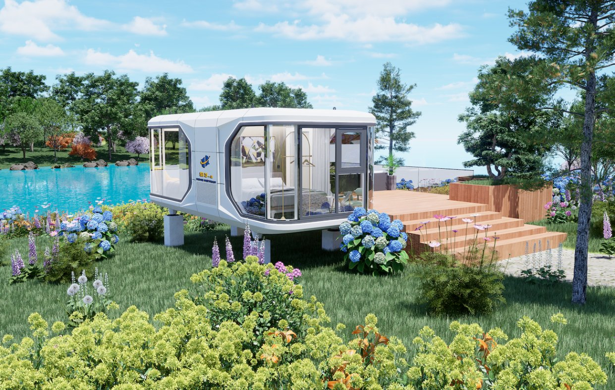 S3-2 Prefabricated Capsule House for Medical Isolation Units with HEPA Filtration System