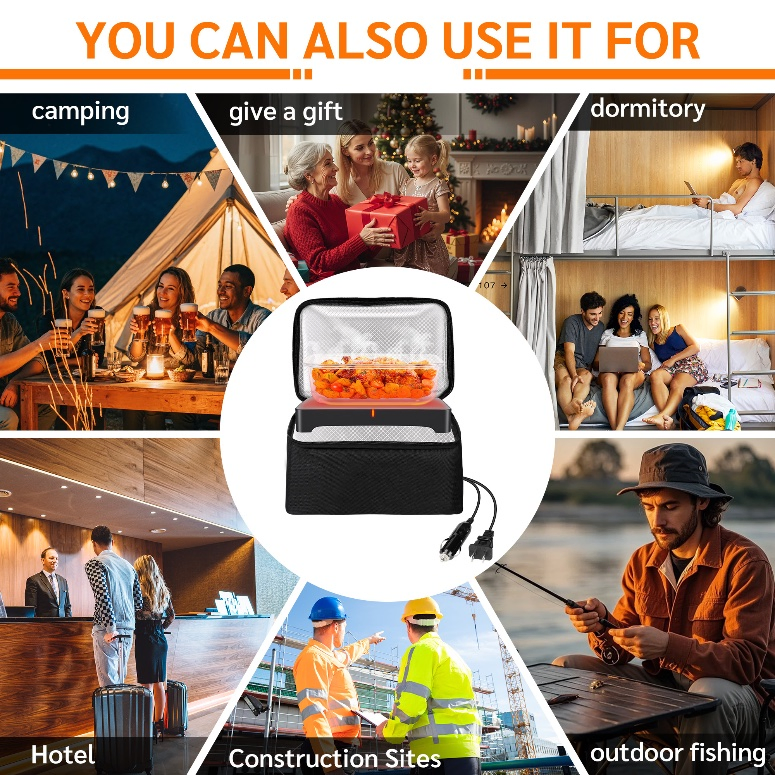 Electric Food Warmer Mini Oven with Bigger Heating Plate