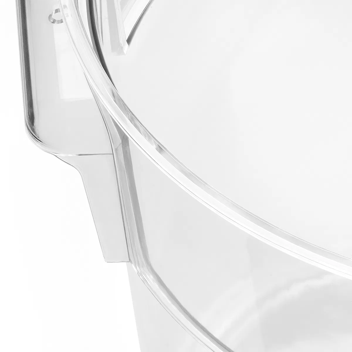 Factory Supply Custom Logo Portable PC Car Washing Bucket Plastic Transparent Bucket with Lid for Car Detailing