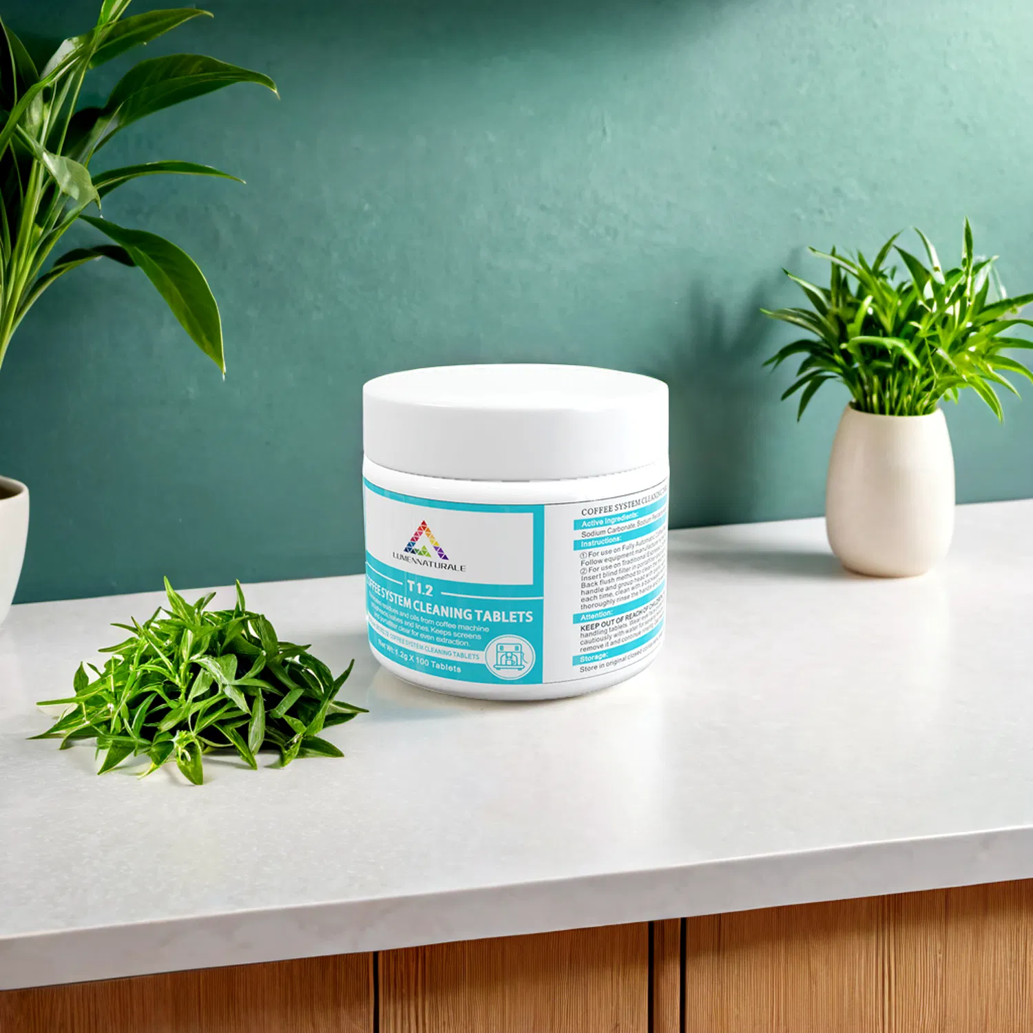 Deep-Cleaning Coffee Machine Cleaning Tablets Detergent Designed for Coffee System Cleaning