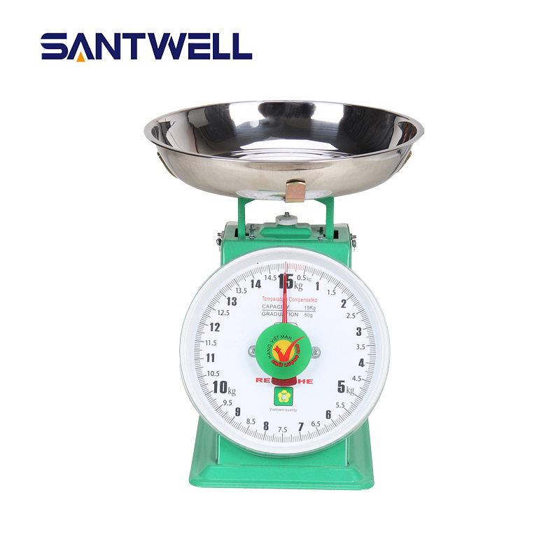 Кухонные весы механические пружинные Santwell SS-001, 15 кг