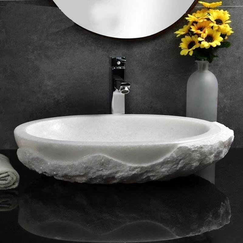 Commerical Wholesales Oval Marble and Granite Sinks