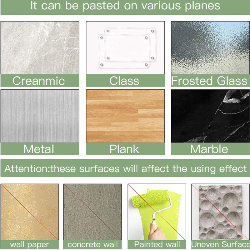 Suction Cup Hooks 40mm Diameter Wall Hooks Hangers for Smooth Tile Glass