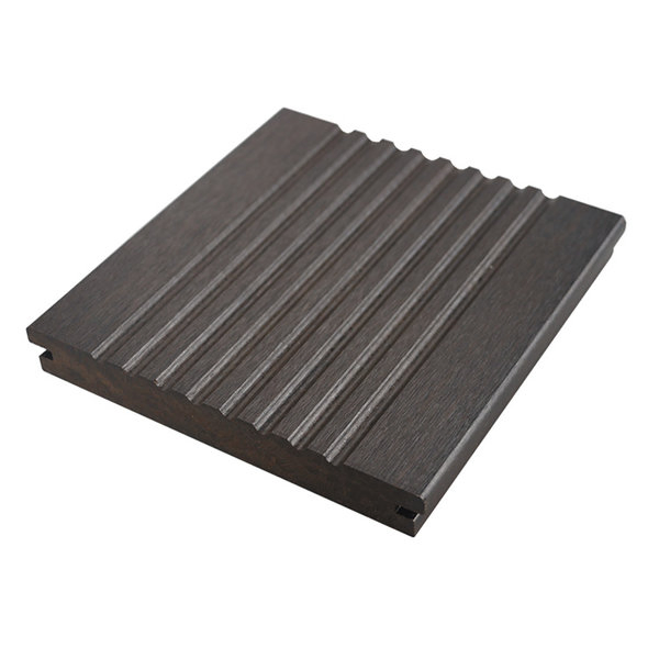 Durable 18mm Engineered Black Bamboo Decking Carbonized Strand Woven Board